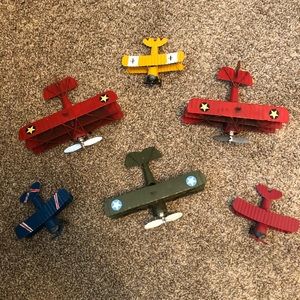 Metal Airplane Set